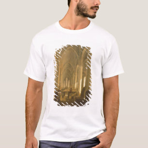 T-shirt Vue intérieure de l'église de St John à Hambour
