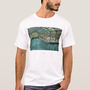 T-shirt Vue intérieure des bains d'intérieur de Sutro