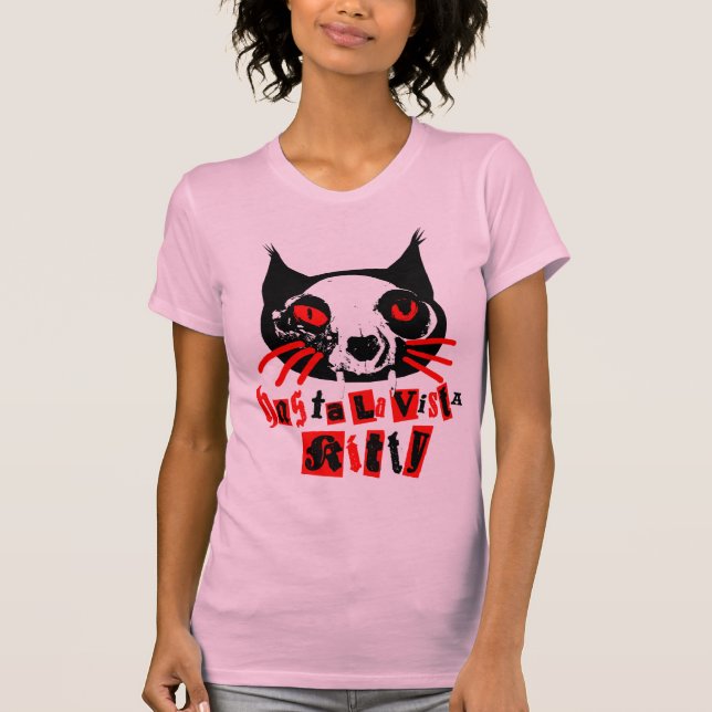 T-shirt Vue Kitty de La de Hasta (Devant)