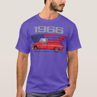 T-shirt vue latérale avec indicateur