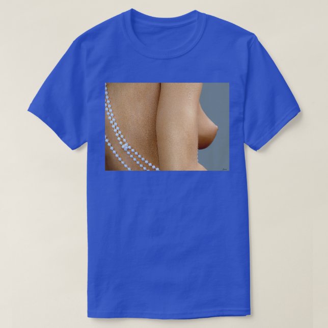 T-shirt Vue latérale d'une sirène (Design devant)