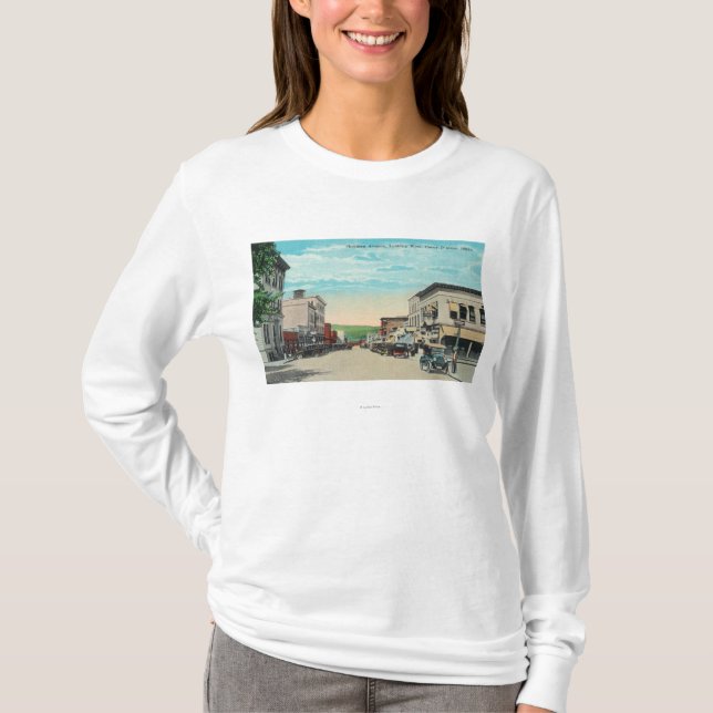 T-shirt Vue occidentale d'avenue de Sherman (Devant)