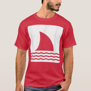 T-shirt Vue Océan fin requin