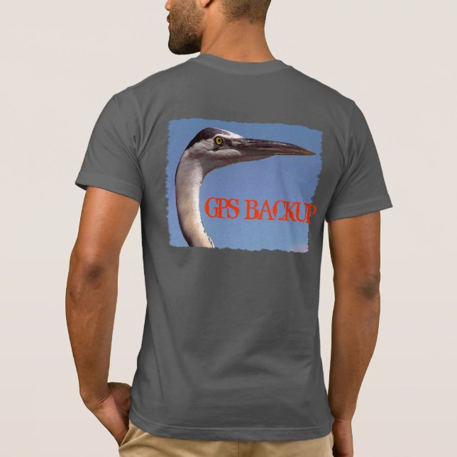 T-shirt Vue oeil d'oiseau (Dos)