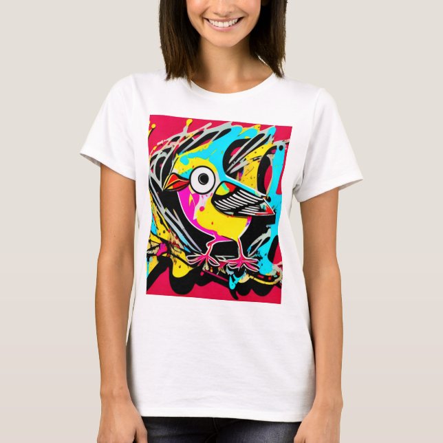 T-shirt Vue oeil d'oiseau (Devant)