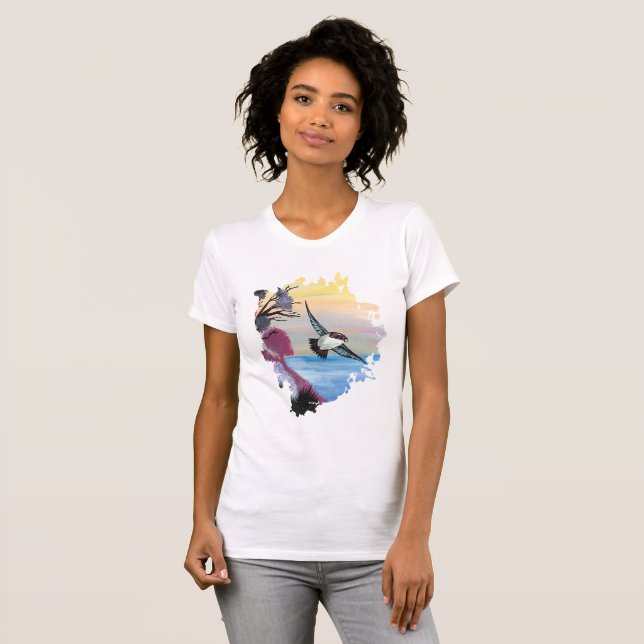T-shirt Vue Oiseaux (Devant entier)