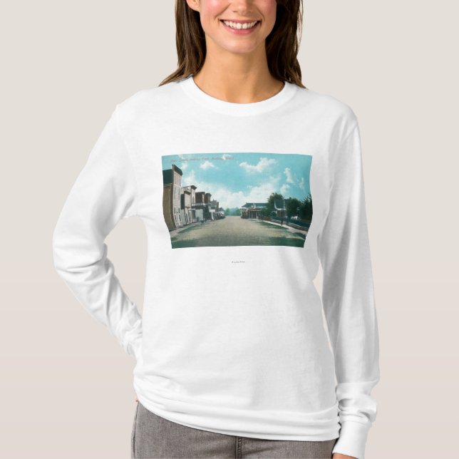 T-shirt Vue orientale de rue principale (Devant)