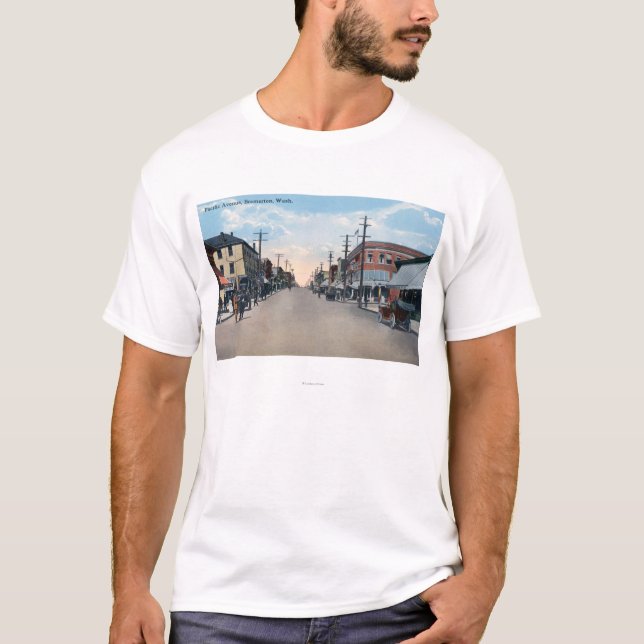 T-shirt Vue Pacifique d'avenue (Devant)