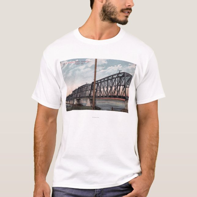 T-shirt Vue Pacifique du nord de pont (Devant)