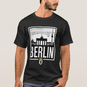 T-shirt Vue panoramique de Berlin Souvenir Voyage dans la