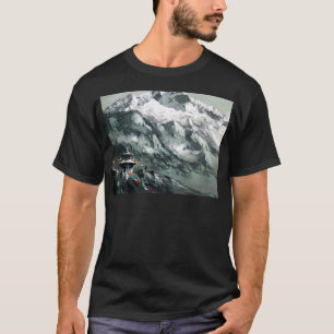 T-shirt Vue Panoramique Du Camp Everest Base
