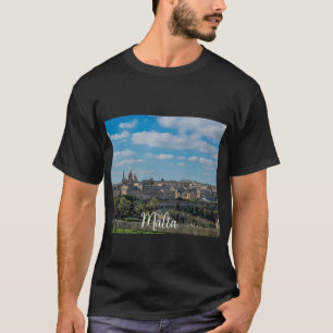 T-shirt Vue panoramique sur la vieille ville de La Valette
