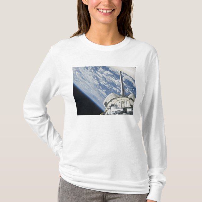 T-shirt Vue partielle de Space Shuttle Endeavor (Devant)