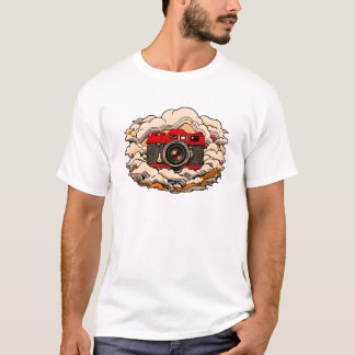 T-shirt Vue photographique vintage de la caméra Dream Clou