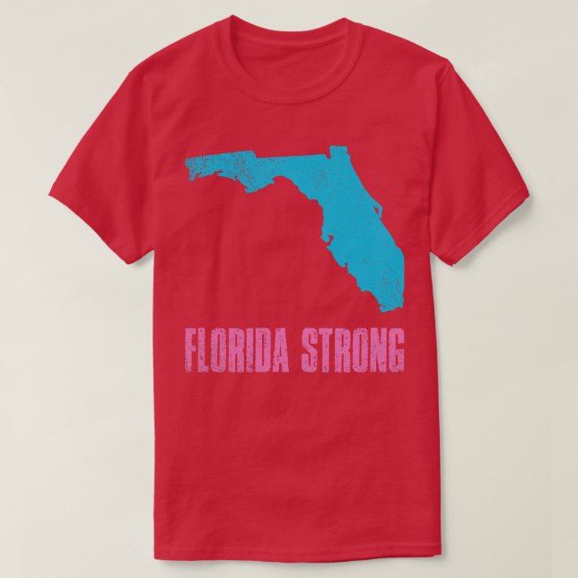 T-shirt Vue rétro Floride forte (Design devant)