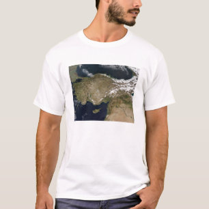 T-shirt Vue satellite de la Turquie