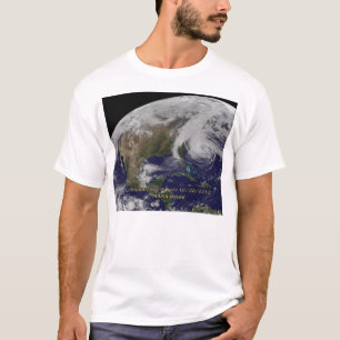 T-shirt Vue satellite de l'ouragan Sandy
