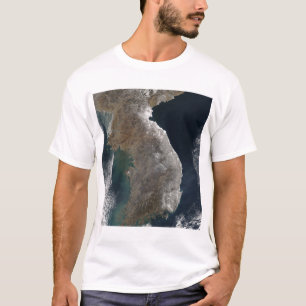 T-shirt Vue satellite des chutes de neige