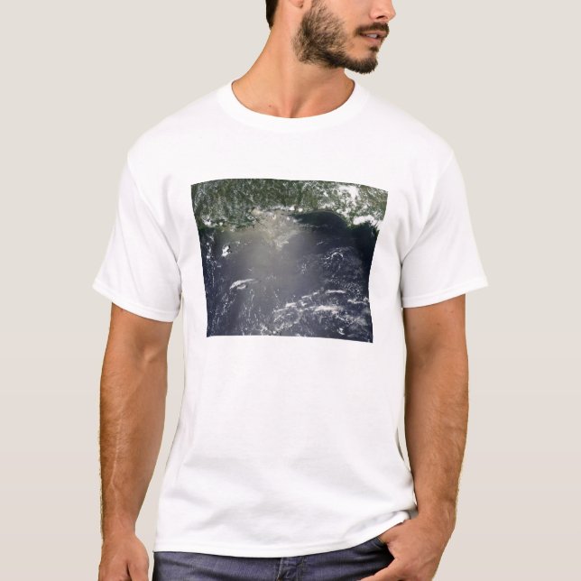 T-shirt Vue satellite des fuites d'huile (Devant)