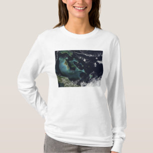 T-shirt Vue satellite des îles de Bahama
