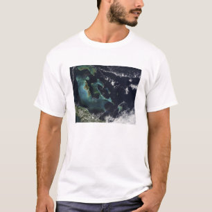 T-shirt Vue satellite des îles de Bahama