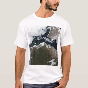 T-shirt Vue satellite du Nord-Ouest canadien