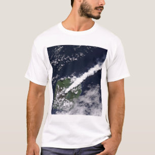 T-shirt Vue satellite d'un panache épais et riche en vapeu