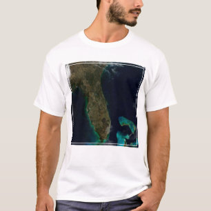 T-shirt Vue Satellite Sur La Floride.