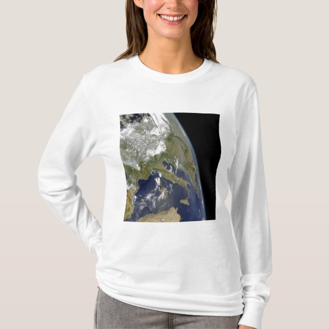 T-shirt Vue sur la Méditerranée occidentale (Devant)