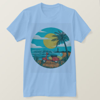 T-SHIRT VUE SUR LA PLAGE