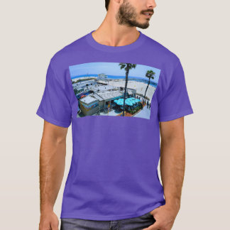 T-shirt Vue sur la plage d'Hermosa