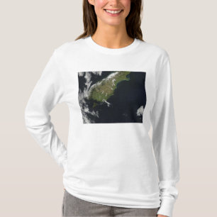 T-shirt Vue sur la plus grande partie de l'île sud de Nouv