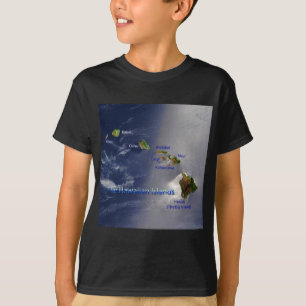 T-shirt Vue sur les îles Hawaiiennes