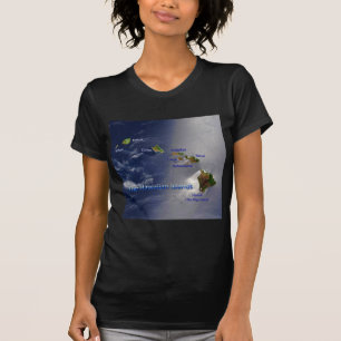 T-shirt Vue sur les îles Hawaiiennes