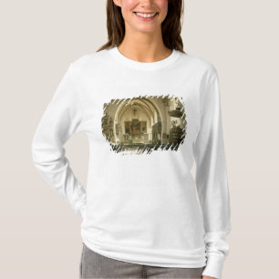 T-shirt Vue sur l'intérieur de l'église avec