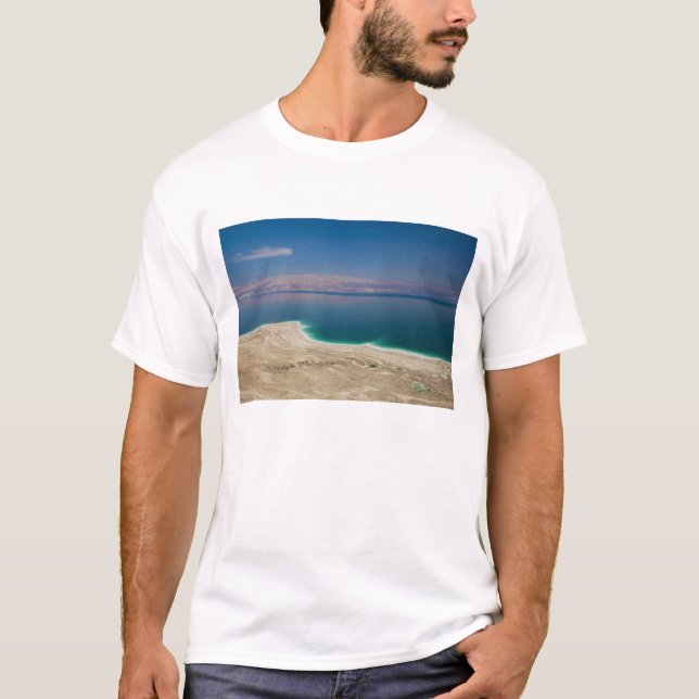 T-shirt Vue surélevée de la mer Morte (Devant)