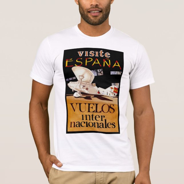 T-shirt ~ Vuelos Internacionales de Visite Espana (Devant)