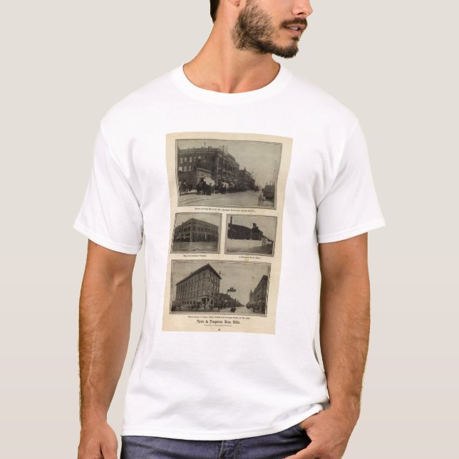 T-shirt Vues, Boise, Idaho (Devant)