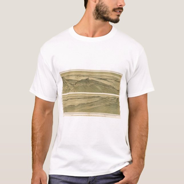 T-shirt Vues de la plate-forme de marbre de canyon (Devant)