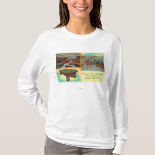 T-shirt Vues intérieures de table de billard de Newark