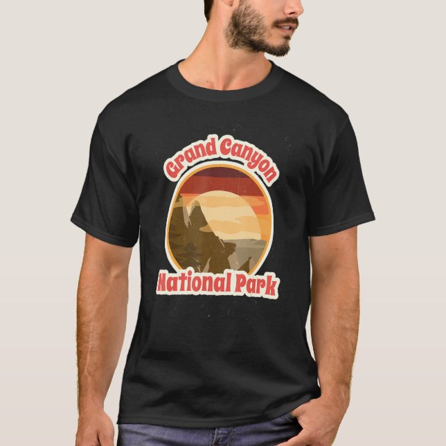 T-shirt Vues sur le coucher de soleil Epic Parc national d (Devant)