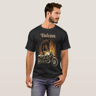 T-shirt Vulcan la conception de moto de faussaire