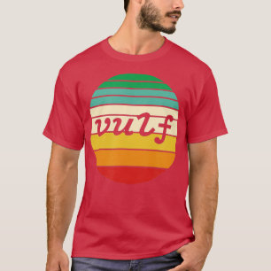T-shirt Vulf Retro Sunset Vulfpeck Design
