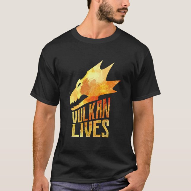 T-shirt Vulkan Vit Salamandre de l'espace Imper de la Légi (Devant)