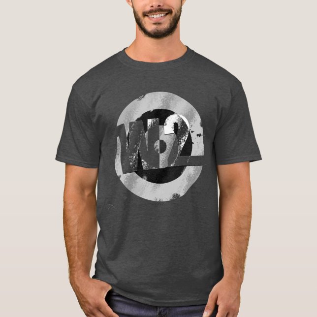 T-shirt W2 Band Logo Tee (noir et blanc) (Devant)