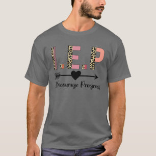 T-shirt W6rb Leopard IEP I Encourager Progrès Enseignant A