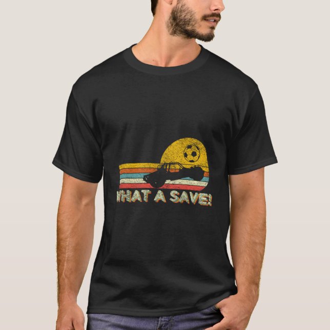 T-shirt W A Save Rocket Soccer Car League (Devant)