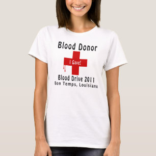 T-shirt W-baisses du donneur de sang 2011