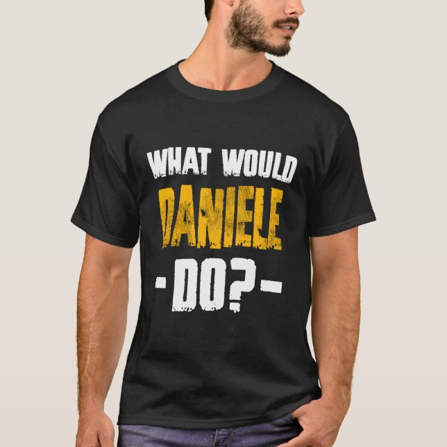 T-shirt W Daniele Do Nom Daniele (Devant)