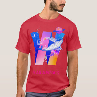 T-SHIRT W EN TANT QUE BALEINE